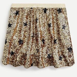 NWT Crewcuts Glittering Star Mini Skirt